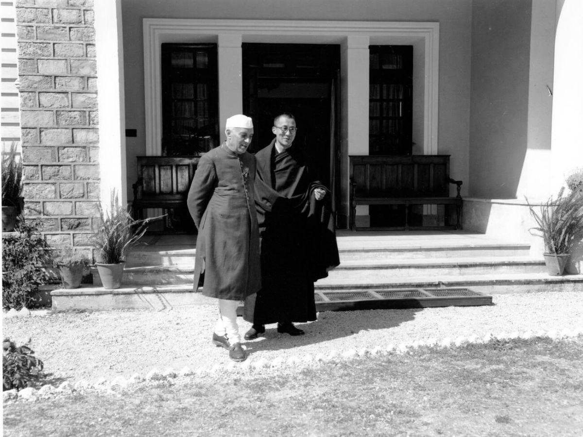 Why did the Dalai Lama choose Mussoorie before Dharamshala?