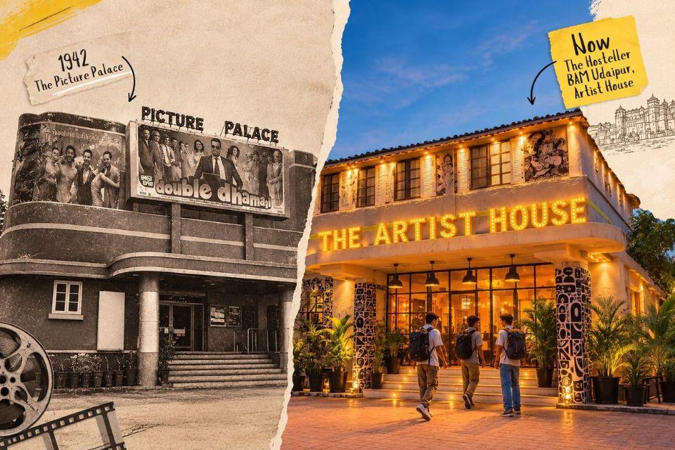 From Picture Palace to Backpacker Hostel: Inside The Hosteller BAM Udaipur, Artist House